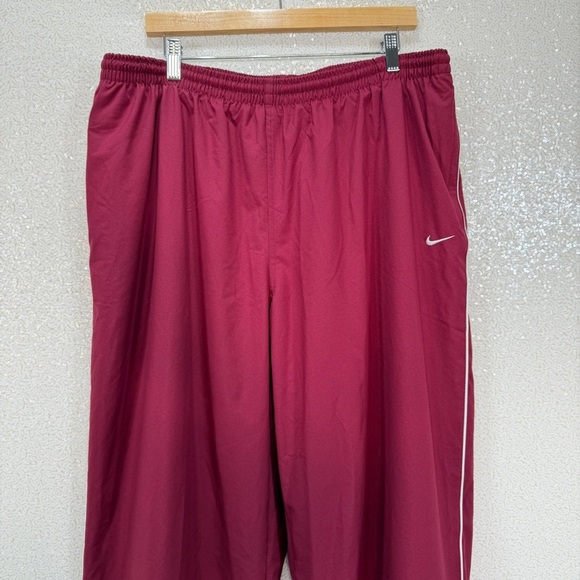 Nike Team Maroon Track Pants Men’s 3XL Athletic Warm-Up Pants - Picture 5 of 10